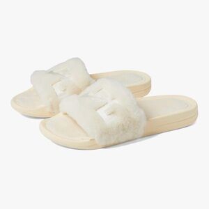 APL Shearling Slide Shoes Vanilla Cream White Size 9 Women